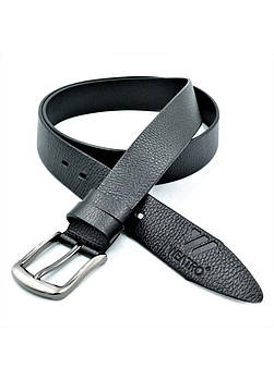 Шкіряний чоловічий ремінь Weatro Колір Чорний m-kozh38-wtrua-004