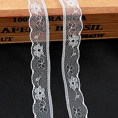 Мереживо "Незабудка" 17 мм, білий