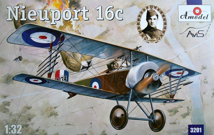 Пластикова модель 1/32 3201 A-model француський винищувач Nieuport 16C, фото 1
