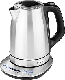 Електрочайник з регулюванням температури ECG RK 1791 Steel — 1.7 л, 2200 Вт — MegaLavka