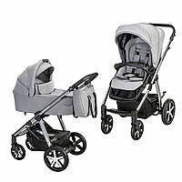 Коляска Baby Design 2 в 1 Husky NR 2021 107 SILVER GRAY (204371)