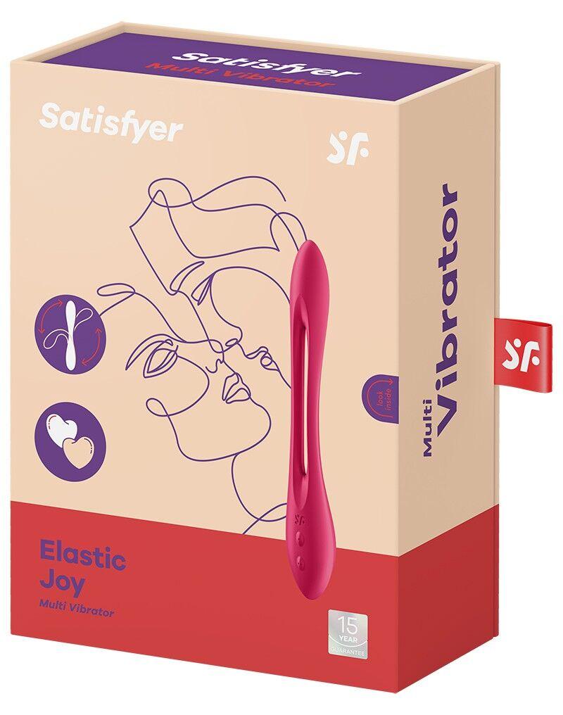 Гнучкий силіконовий вібратор для пар та соло ігор Satisfyer Elastic Joy