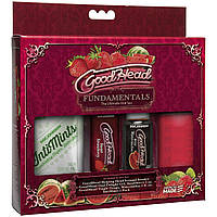 Набір для мінету Doc Johnson GoodHead Fundamentals Kit (оральний лубрикант, мастурбатор, краплі для мигета)