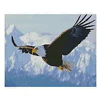 Алмазна вишивка. Картина на підрамнику Гірський орел, розмір 40х50 см