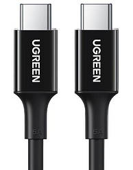 Кабель зарядний Ugreen Type-C 5А 100W QC4.0 2 м Black (US300)