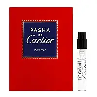Оригинальный пробник элитных духов Cartier Pasha parfum 1,5 мл, восточный фужерный аромат для мужчин