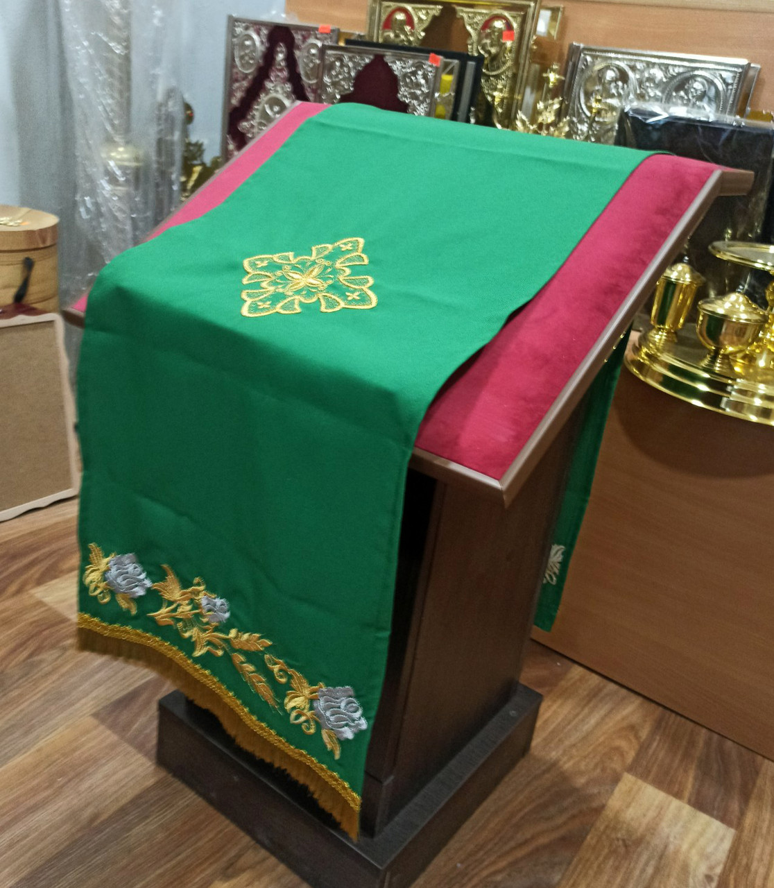 Накидка на аналой із габардину 140×35 см, фото 1