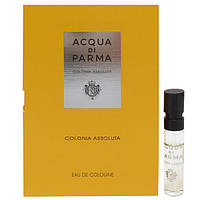 Нишевый аромат унисекс Acqua di Parma Colonia Assoluta 1,5 мл пробник оригинал, цитрусовые фужерные духи