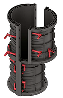 Пластиковая опалубка для колонн круглая h 3 м Ø 1 м Geoplast