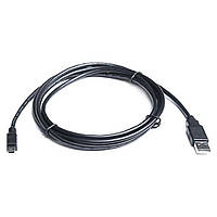 Дата кабель USB 2.0 AM to Micro 5P 0.6m Pro black REAL-EL (EL123500021)