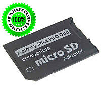 Переходник MicroSD Memory Stick Pro Duo adapter для PSP