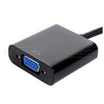 Конвертер DVI-D (24+1) to VGA + дод. харчування micro USB, 1080p, фото 2