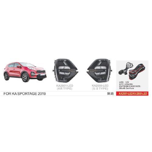 Фари дод.модель KIA Sportage/2019-/KR TYPE/KA-2661-LED/ел. дріт (KA-2661-LED)