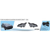 Фари дод.модель Hyundai Elantra/2006-11/HY-261W/881-27W/ел. проводка (HY-261W)