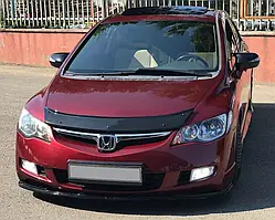 Дефлектор капоту (EuroCap) для Honda Civic Sedan VIII 2006-2011рр