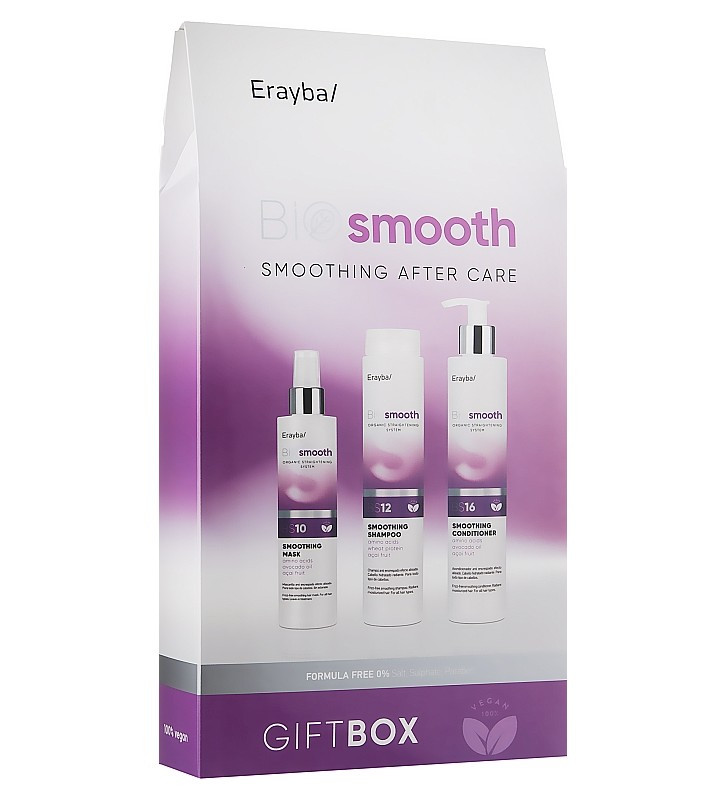 Набір Erayba Bio Smooth Smoothing After Care (шампунь/250ml + кондиціонер/250ml + маска/150ml)