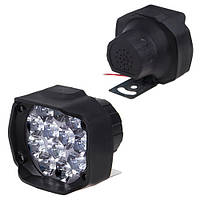 Фара робочого світла AUR G122 (12led*10w 80х65 мм) T9C пластик 48788