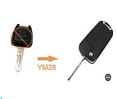 Ключ викидний Opel 2 кнопки YM28