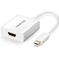 Адаптер переходник Ugreen USB Type-C to HDMI v1.4 White (40273)