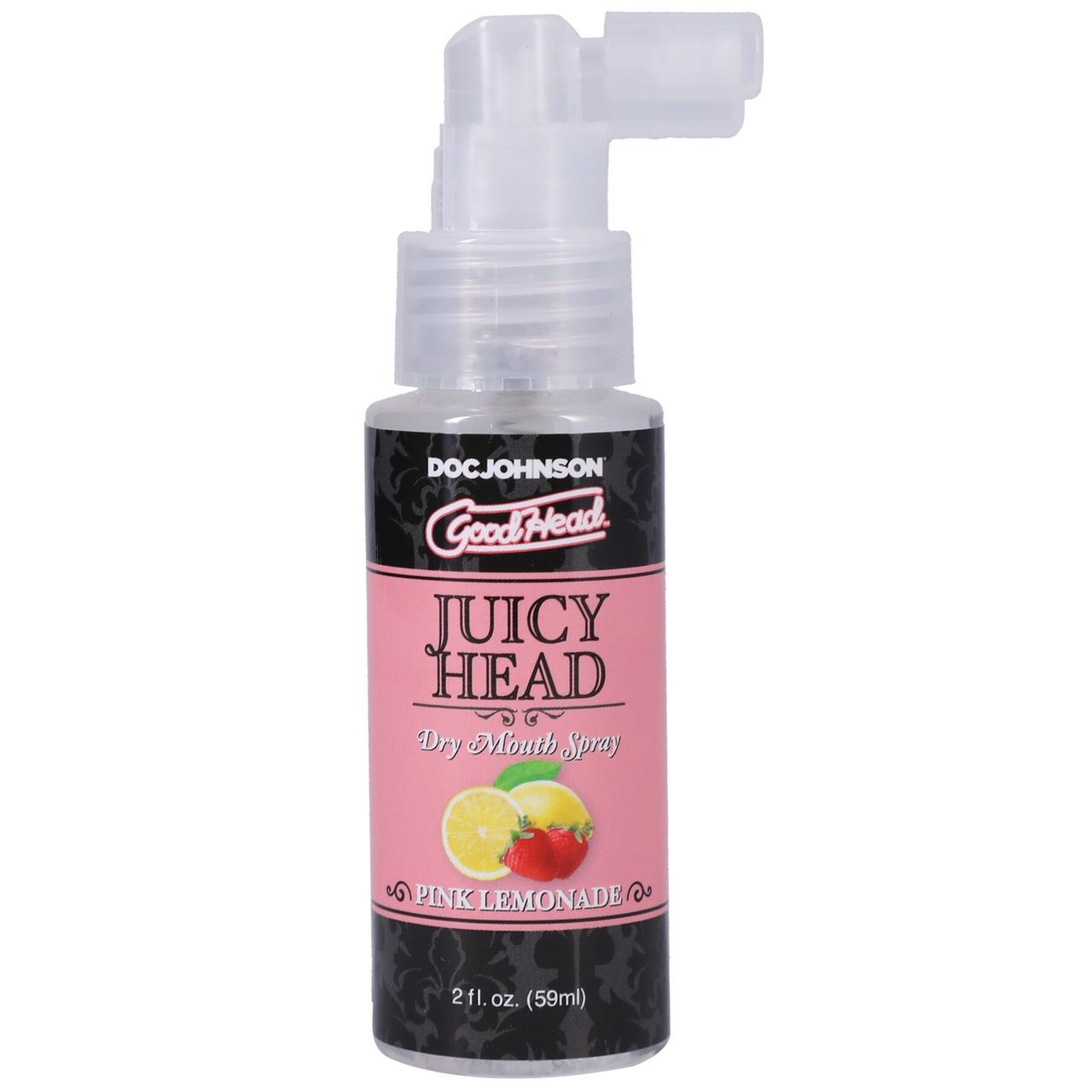 Зволожувальний спрей оральний Doc Johnson GoodHead – Juicy Head – Dry Mouth Spray – Pink Lemonade 2 gigante.com.ua