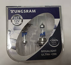 Автомобильные лампы TUNGSRAM цоколь Н7+200% 12V 55W пластик (58520XHU PB2)