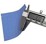Термопрокладка СР 1,0 мм 15х15 синя форматна термо прокладка термоінтерфейс для ноутбука термопаста, фото 3
