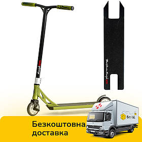 Самокат трюковий Freestyle (HIC-система, ПЕГІ, колеса PU, d=120мм) Best Scooter N- 56307 Чорний