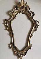 Антикварное зеркало в бронзовой раме