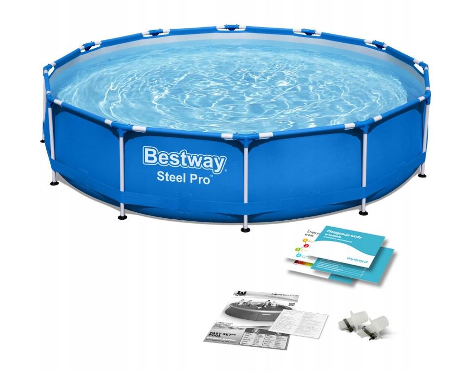 Каркасний круглий басейн BESTWAY 366 х 76 см