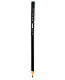 Чорнографітний олівець 1111 Faber-Castell (2В, шестигр. корпус чорний) 111102, фото 3