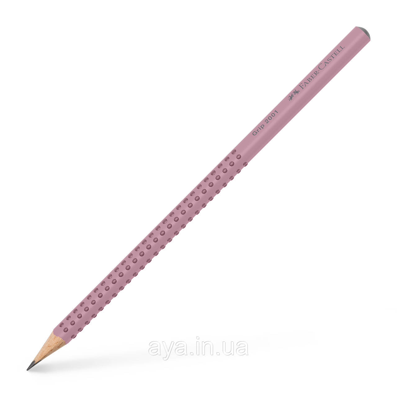 Чорнографітний олівець Grip 2001 Rose Shadows Faber-Castell (ступ. тверд. B, корп. рожевий) 517054