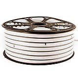 Світлодіодний гнучкий неон 12V, LED NEON 8W - 15x8мм, колір світіння - 3000K білий теплий, фото 3