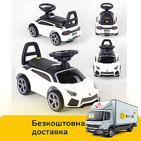 Толокар каталка Машинка Lamborghini JOY LB 309 Білий