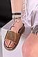 Шльопанці жіночі золотисті Б1336 Уцінка (читайте опис), фото 5