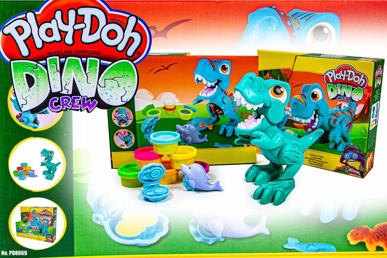 Ігровий набір для Ліпки з Пластиліну PLAY-DOH ДИНОЗАВР PD8669