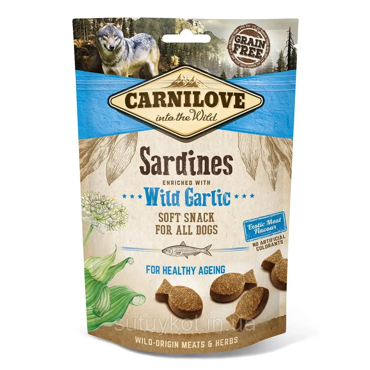 Carnilove Dog Semi Moist Карнилав ласощі для собак з фореллю та кропом , 200 гр