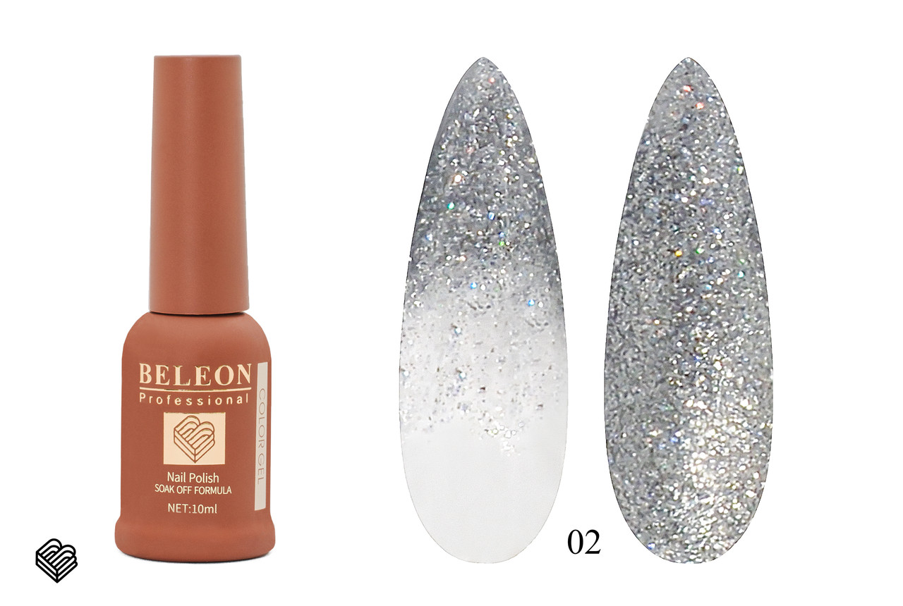 Гель-лак BELEON Platinum Diamond 10мл №02