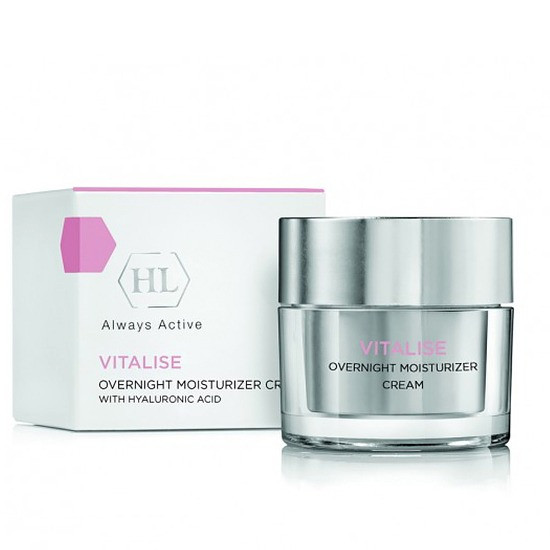 Нічний поживний крем для обличчя Holy Land Cosmetics Vitalise Overnight Moisturizer Cream 50ml
