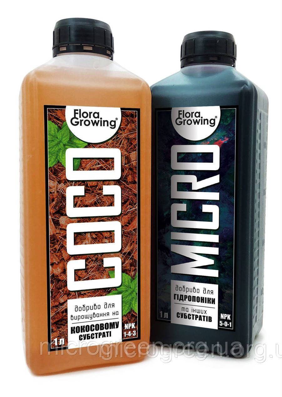 2 х 1 л Coco Kit - Комплект добрив для вирощування в кокосовому субстраті