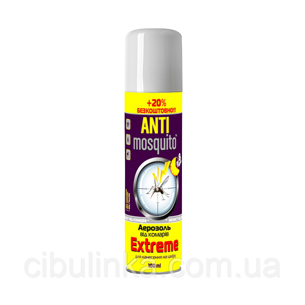 Antimosquito (Антимоскіто) Аерозоль Екстрим від комарів, 100 мл