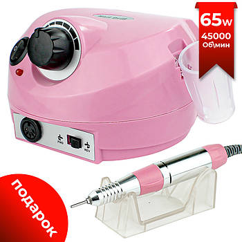 Фрезер для манікюру пилка Nail Master ZS-601 65 W 45000об для нігтів шліфування лаку насадки фрейзер ЗС 601