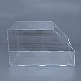 Контейнер під сипучу продукцію без кришки, Ш260 х Г260 х В190 мм, акрил 4мм, фото 3