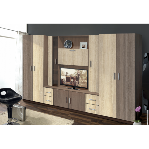 Вітальня Вікторія з ДСП дуб сонома/дуб вінтаж Модерн, фото 1