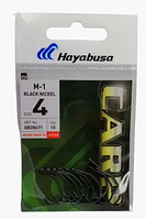 Крючки рыболовные Hayabusa M-1 Black Nickel №4 набор 10шт.