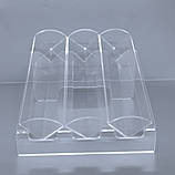 Підставка під макаруни на 3 комірки, акрил 2-4мм, фото 2