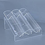Підставка під макаруни на 3 комірки, акрил 2-4мм, фото 3