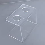 Тримач під вафельний ріжок на 2шт, акрил 4мм., фото 3