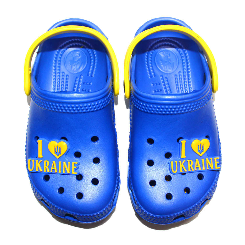 Сабо дитячі Jose Amorales жовто-блакитні