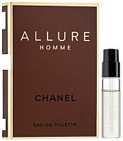 Оригинал Пробник Chanel Allure Homme 1,5 мл виала ( Шанель Аллюр ) туалетная вода