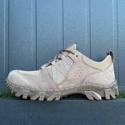 Пісочні шкіряні берці, фото 1